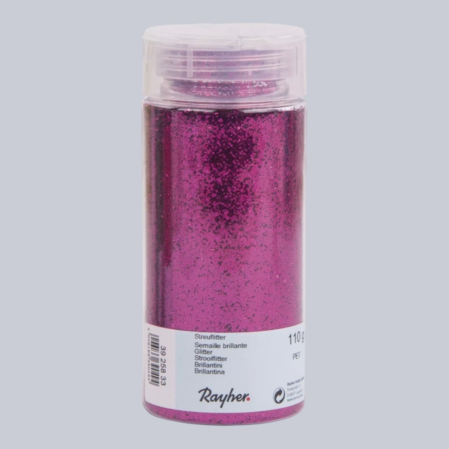 Rayher Streuflitter PET Pink 110 g