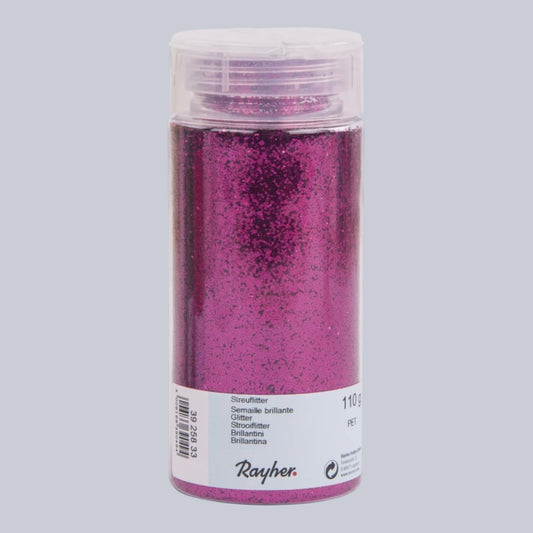 Rayher Streuflitter PET Pink 110 g