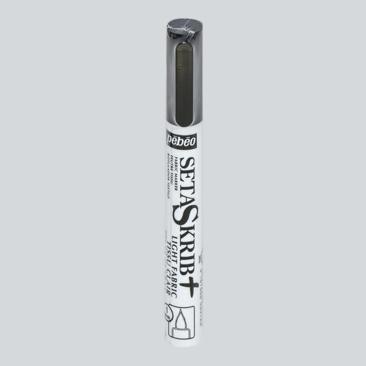 Pébéo SetaSkrib+ Stoffmalstift – Grau , für helle Stoffe