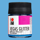 Marabu Glitterpaste, Vegas Glitter Aquablau 598