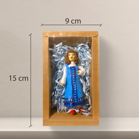 Weihnachtspuppe Frau im Dirndl