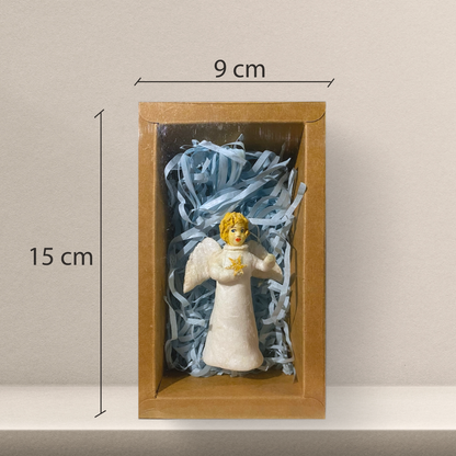 Weihnachtspuppe Engel mit Stern