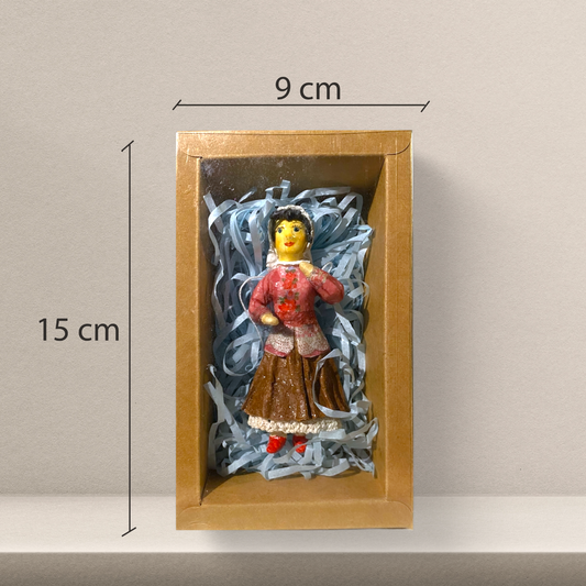 Weihnachtspuppe Frau im Tracht