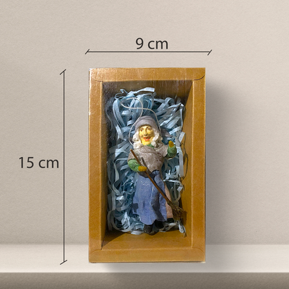 Weihnachtspuppe Hexe