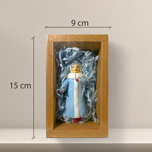 Weihnachtspuppe Schneemädchen