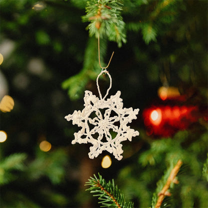 Weihnachtssmuck Handgehäkelter Schneeflocke (klein)