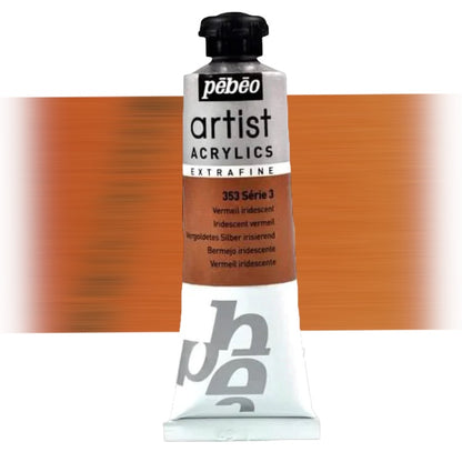 Pébéo Artist Acrylics Gilded Silver 353 Series 3