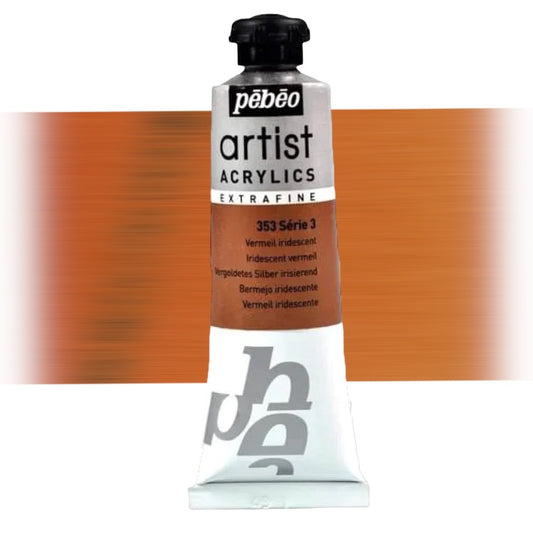 Pébéo Artist Acrylics Gilded Silver 353 Series 3
