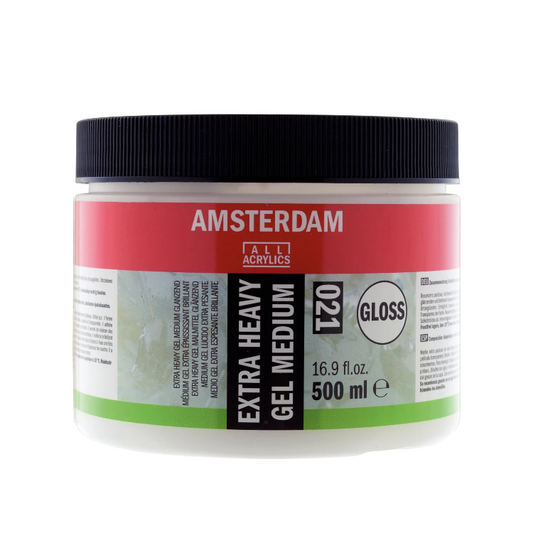 Amsterdam Extra Heavy Gel Painting Medium Glossy Container 021