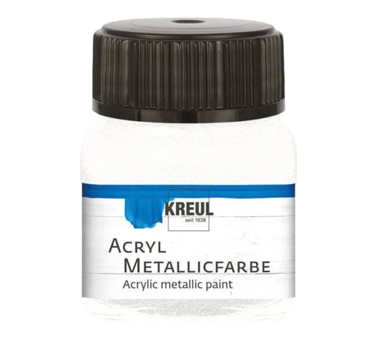 Kreul Acryl Metallicfarbe Perlmutt Weiss  77279