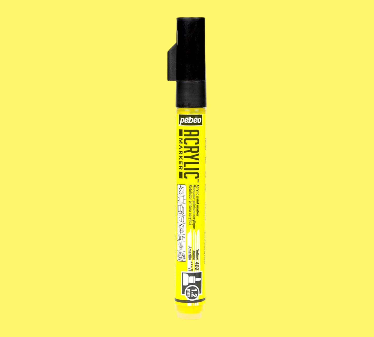 Pébéo  Acrylic Marker PTE 1.2mm Jaune 402