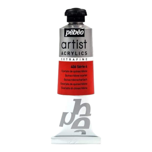 Pébéo Artist Acrylics Quinacridone Scarlet N 406 Series 4