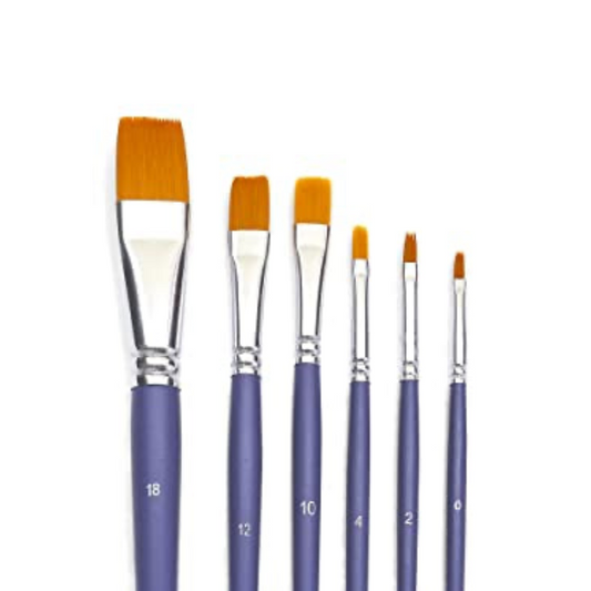 Pébéo Acryl- & Deco-Set mit 6 Pinseln