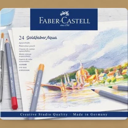 Faber Castell Goldfaber Aqua watercolor pencils 24 pieces 