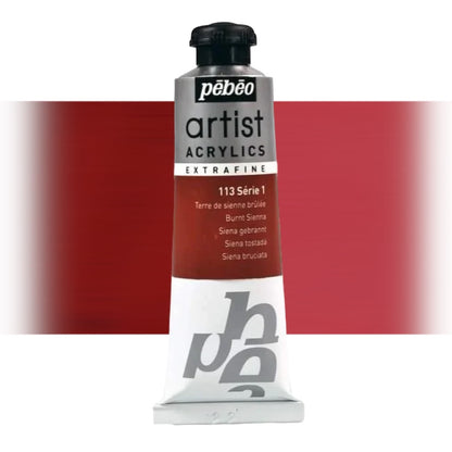 Pébéo Artist Acrylics Siena Burnt 113 Series 1