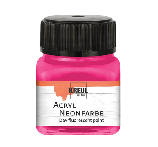 Kreul acrylic neon paint 77263 neon pink