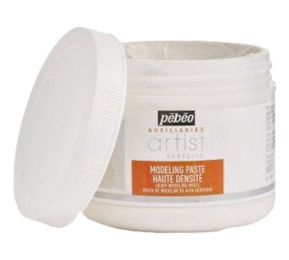 Pébéo Auxiliaires Artist Acrylics Modeling Paste, Structure Paste White