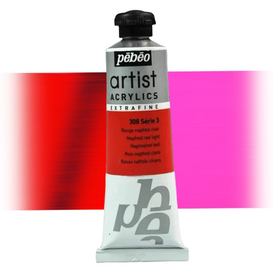 Pébéo Artist Acrylics Naphthalene Red Light N 308 Series 3