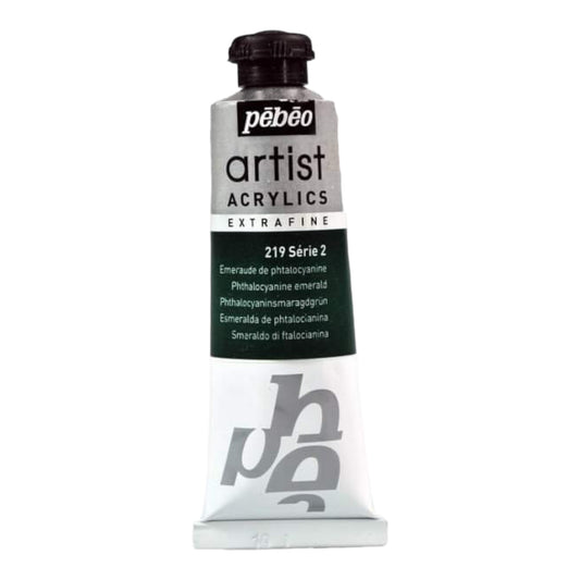 Pébéo Artist Acrylics Phtalocyanine Emerald Green N 219 Series 2