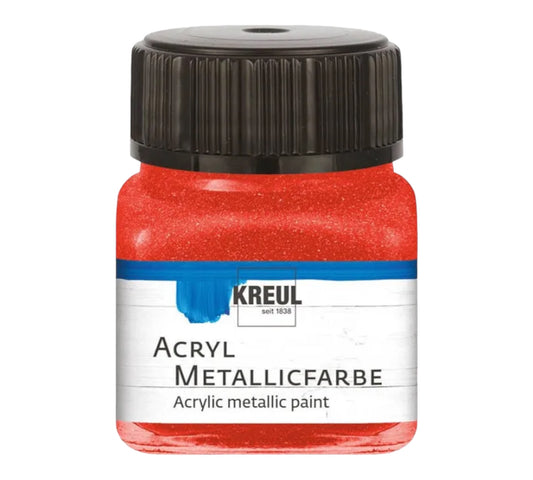 Kreul Acrylic Neon Color 77275 Metallic Red