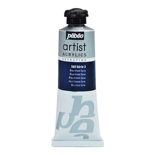 Pébéo Artist Acrylics Blue-Violet Dyna 360 Series 3
