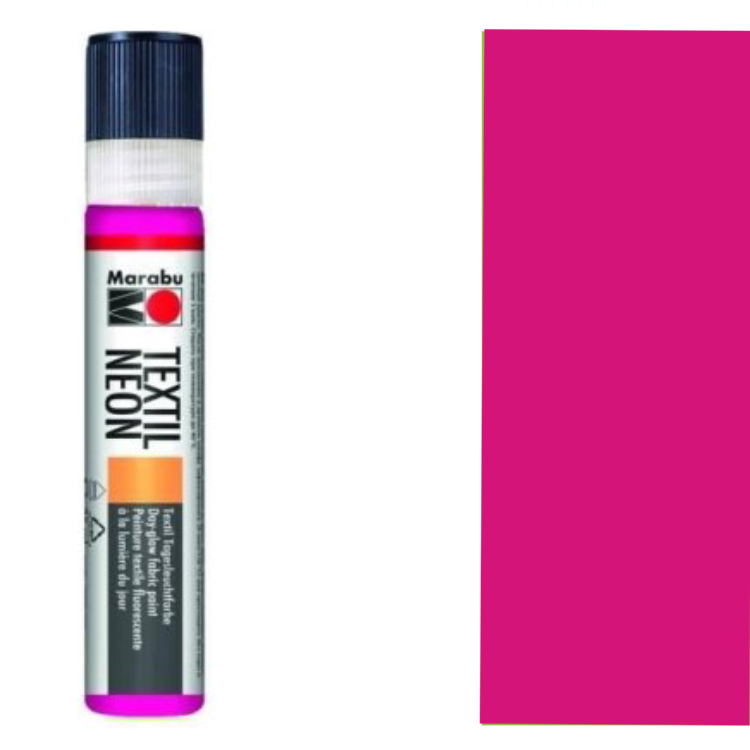 Marabu Textil Liner Neon Pink 344, 25 ml