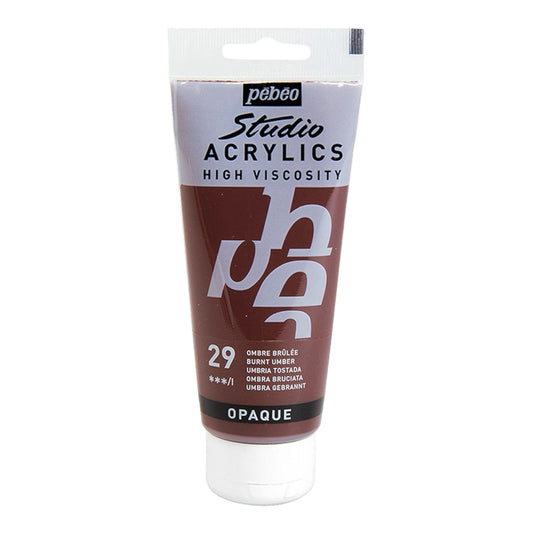 Pébéo Acrylic Color Studio -opaque No.29 Burnt Umber