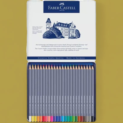 Faber Castell Goldfaber Aqua watercolor pencils 24 pieces 