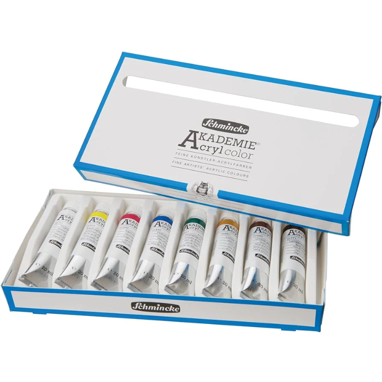 Schmincke Akademie Acryl 8er Set