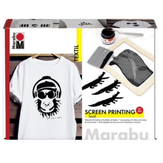 Marabu screen printing set textile print screen