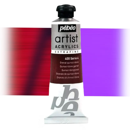 Pébéo Artist Acrylics Quinacridone Garnet 400 Series 4