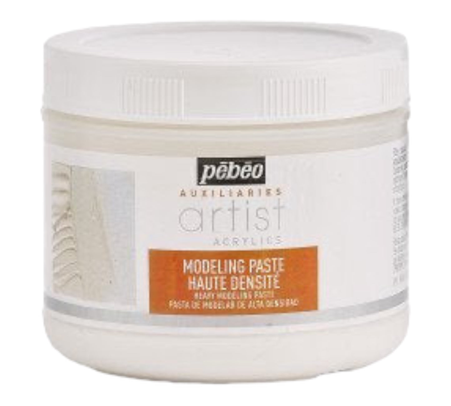 Pébéo Auxiliaires Artist Acrylics Modeling Paste, Structure Paste White