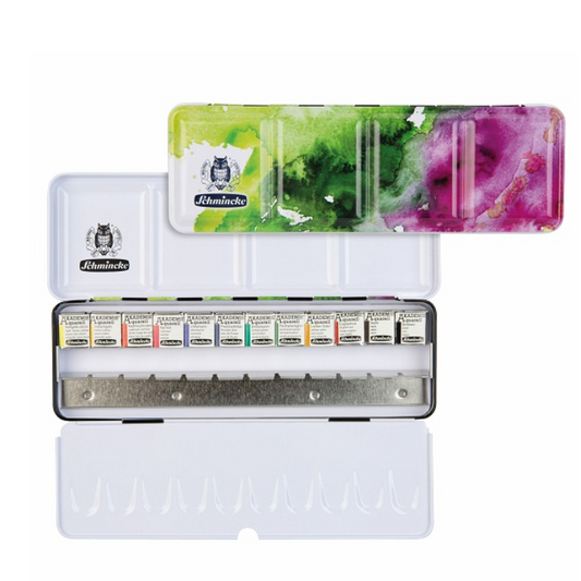 Schmincke Academy watercolor 12 pans