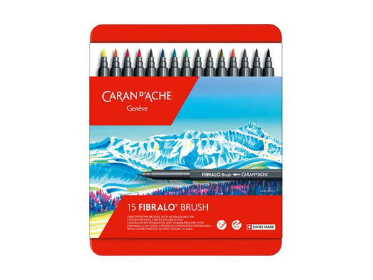 FIBRALO® Brush Metall Box – Sortiment mit 15 Farben